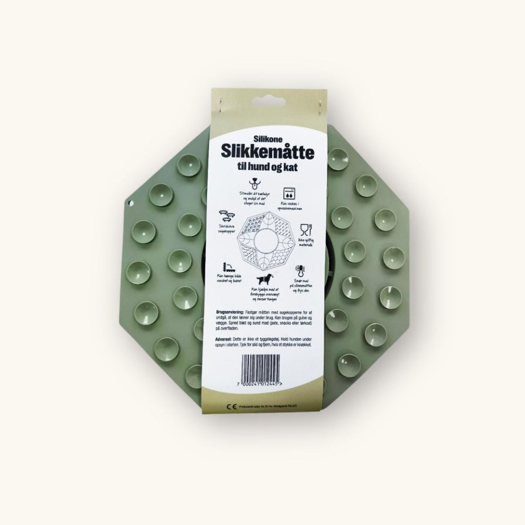 Nordic Paws slikkematte med skål (2 i 1), Basil
