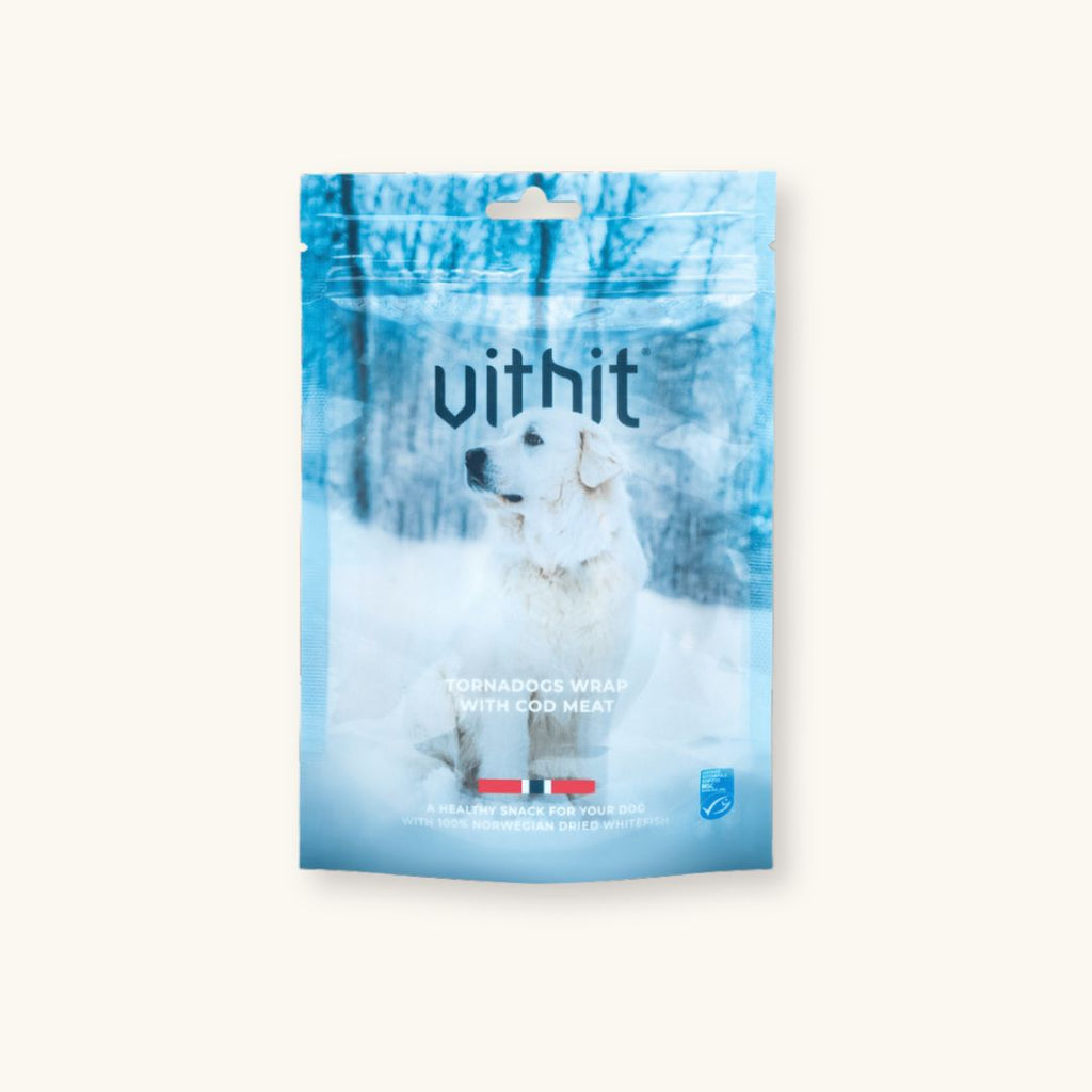Vitbit Tornadogs Wrap m/Torsk (100g)