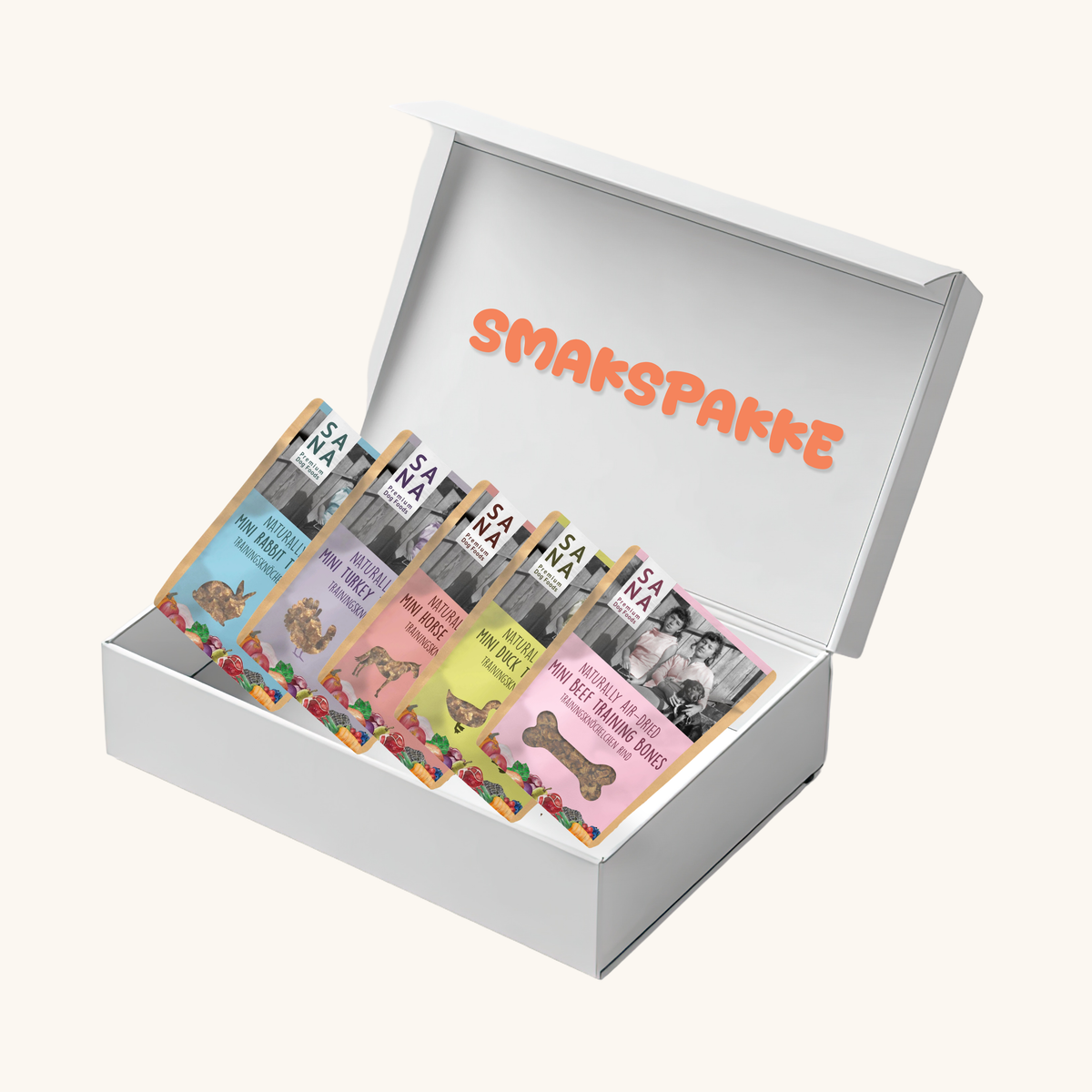 SANA smakspakke (5x 100g)