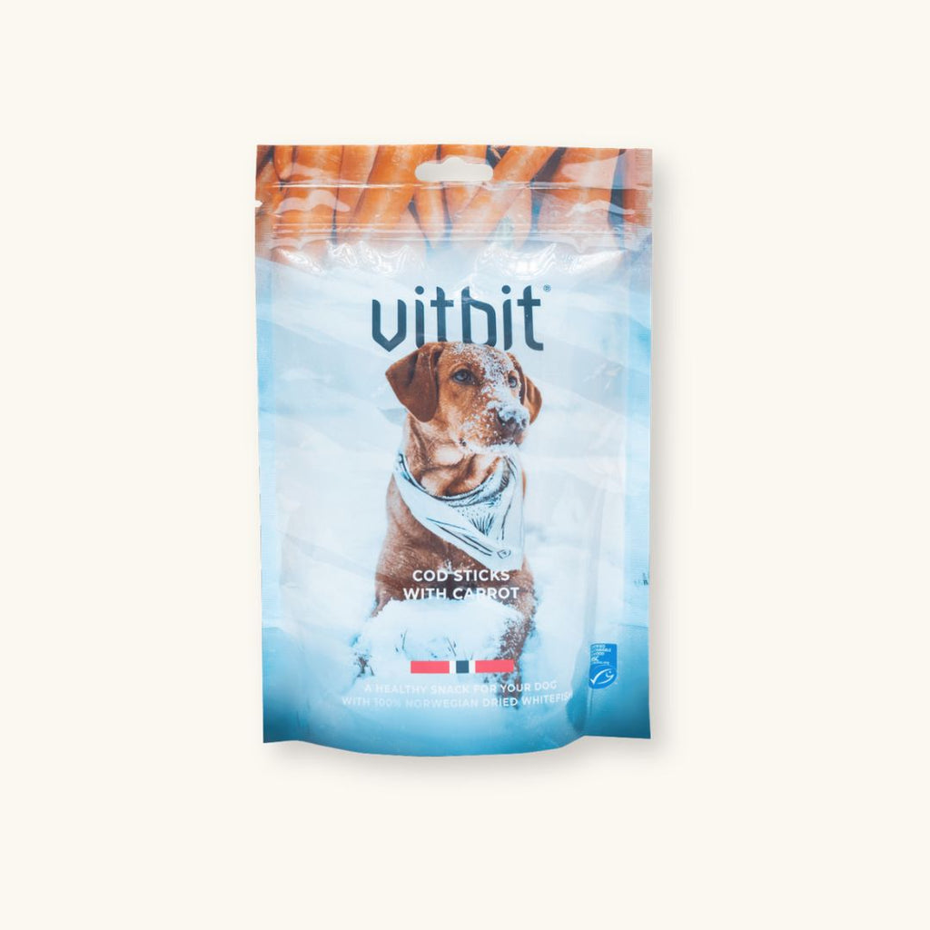 Vitbit Cod Sticks m/Gulrot (100g)